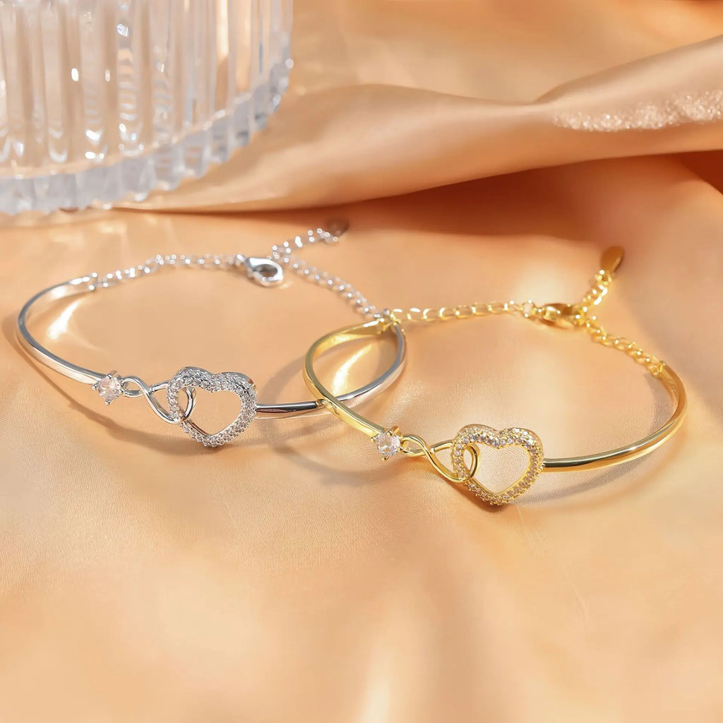 Infinity Heart Daughter Bracelet