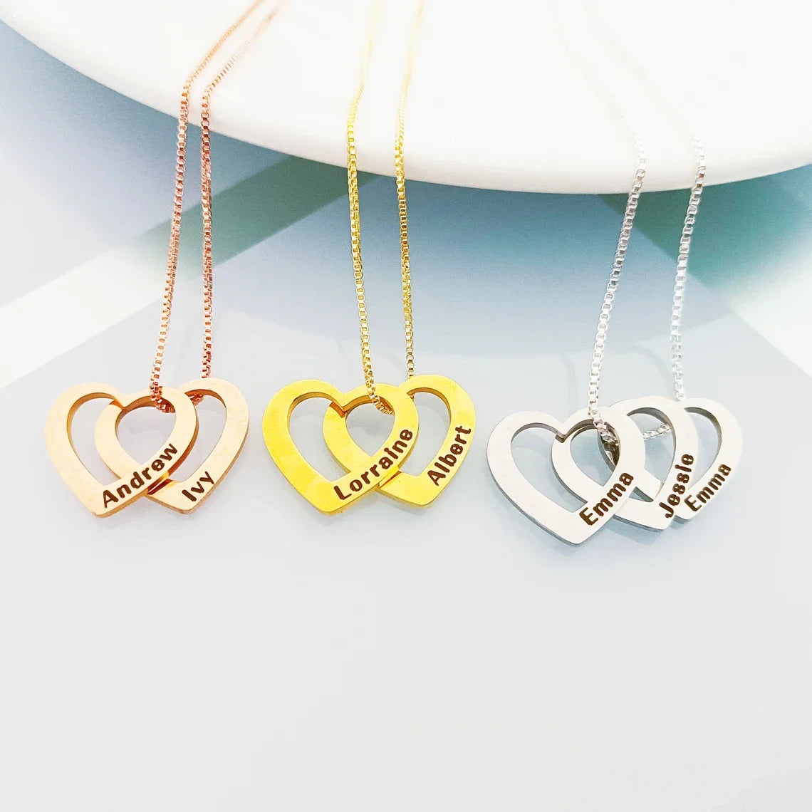 “Hearts Together” Necklace